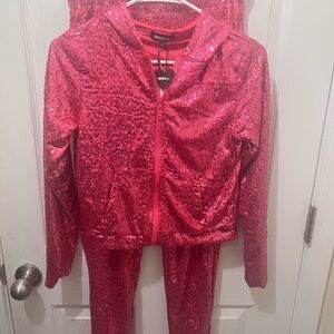 BRAND NEW Kids Pink Sequin matching set